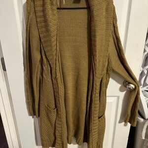 Cozy Knit Open Front Sweater Cardigan
